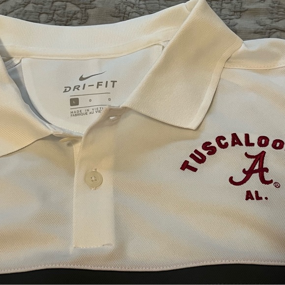 NWT Men's Nike Alabama Crimson Tide Color Block Victory Performance Polo (L) - Picture 6 of 6